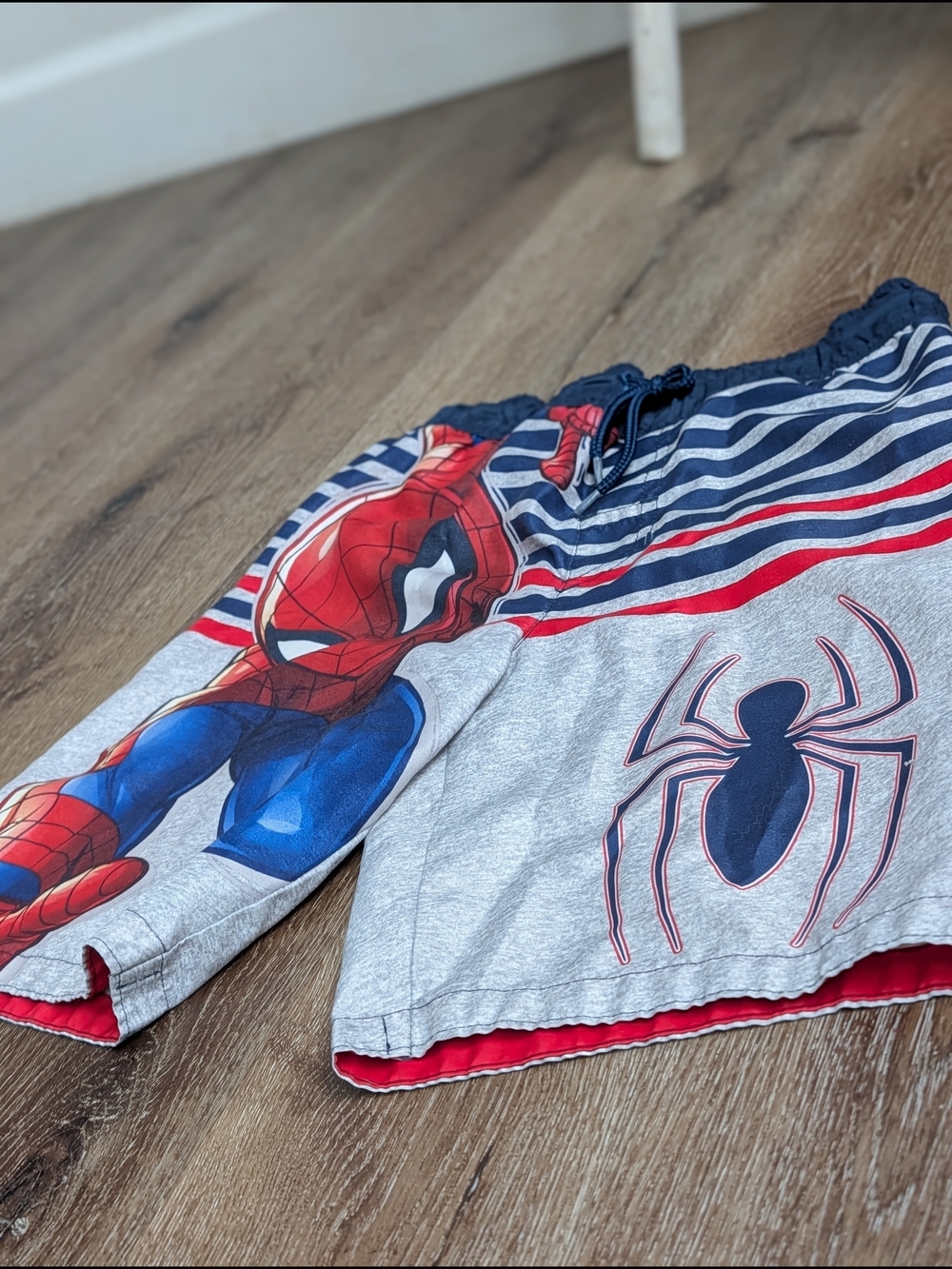Spider-Man Kids One-Piece Swim Suit - Red, Blue, Gray